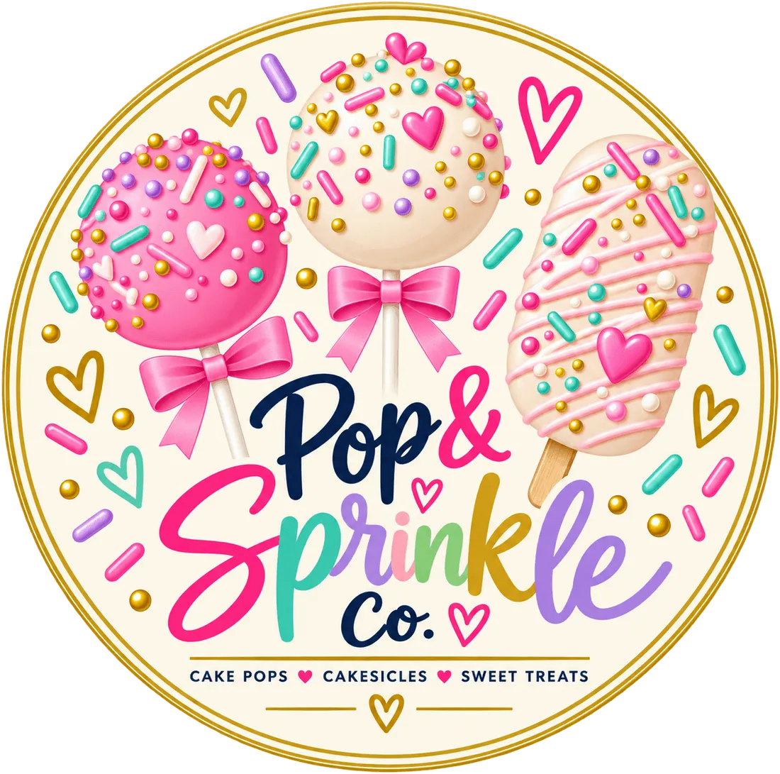 Pop and Sprinkle Co. Cake pops, cakesicles and sweet treats.